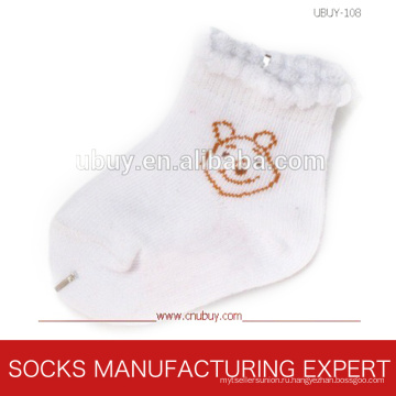 Детские кружевные носки из чистого хлопка (UBUY-108)